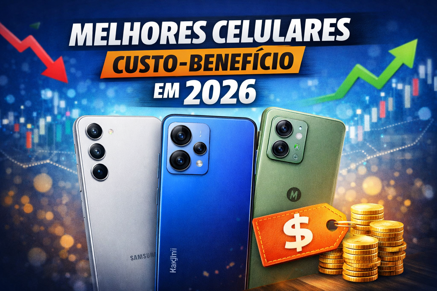 Melhores celulares custo-benefício em 2026