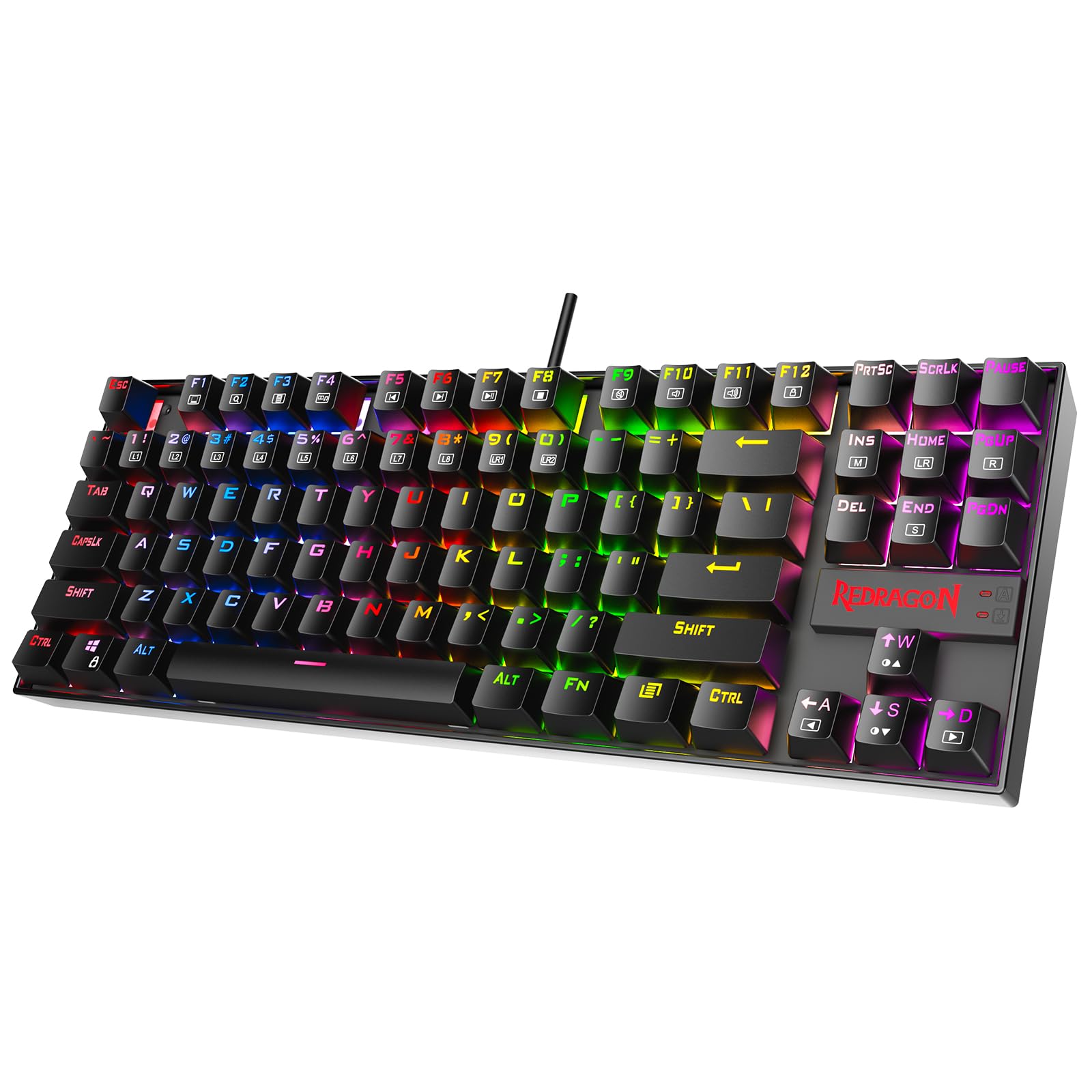 Teclado Gamer Redragon Kumara Mecanico Rgb Switch Azul, K552rgb-1 | Amazon.com.br