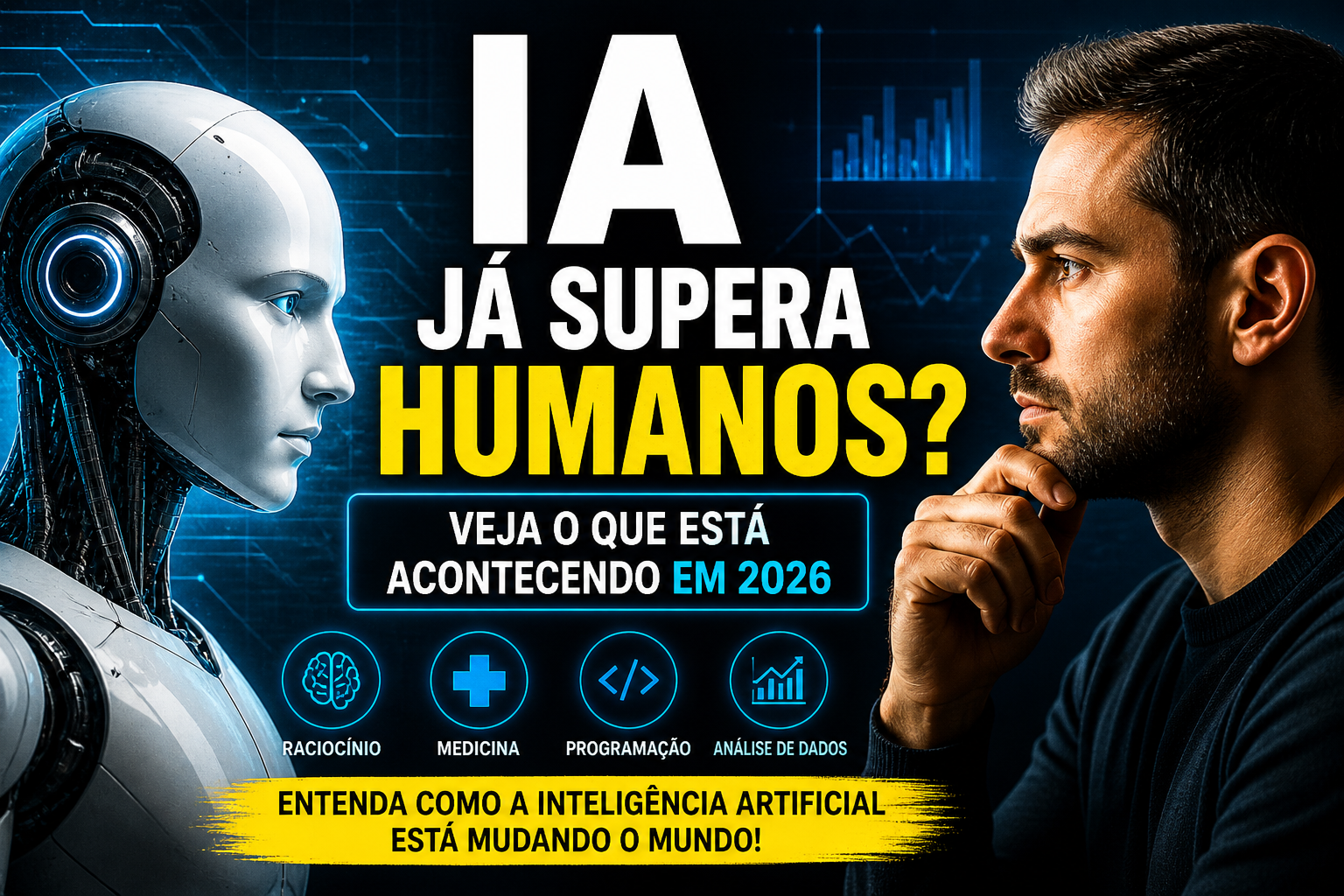IA já supera humanos? Veja o que está acontecendo em 2026